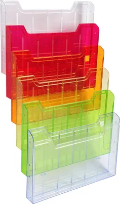 Image de Exacompta Trieur mural modulable horizontal 6 compartiments A4 Arlequin 64299D