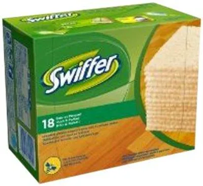 Produktbild von Swiffer Trockene Bodentücher Nachfüllpackung für Holz & Parkett 18 St.