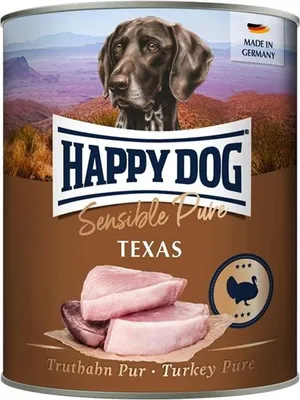 Immagine prodotto di HappyDog Dose Sensibile Truthahn Pur 800gx6