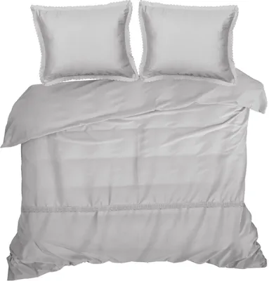 Produktbild von Bettwäsche RETRO 160x200 silberne Spitze