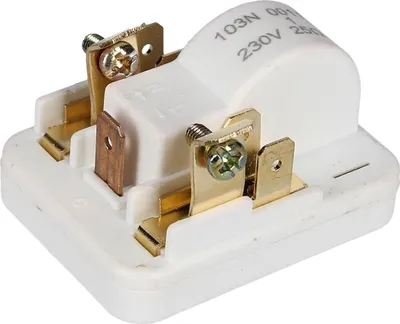 Produktbild von Europart 10036787 Anlassvorrichtung Anlauf Start Relais für Kompressor 6,3mm AMP für Kühlschrank passend für Danfoss 103N0011 Electrolux 4006169942 Gorenje 077537 Liebherr 6940606