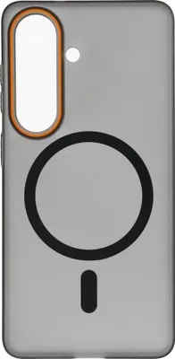 Zdjęcie produktu dla Etui pasujące do Samsunga S26 Go w kolorze pomarańczowym, kompatybilne z MagSafe, czarne