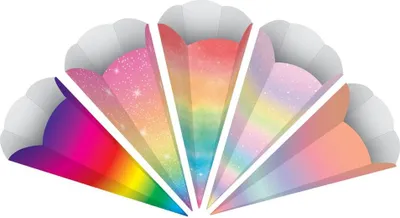 Produktbild von Schultüten,68Cm Hoch,5St.5Mot.sort."Regenbogen"