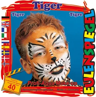 Produktbild von Karnevalsschminke Motiv-Set Tiger
