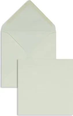 Produktbild von Briefumschläge 130x130mm 100g/qm gummiert VE=100 Stück weiß
