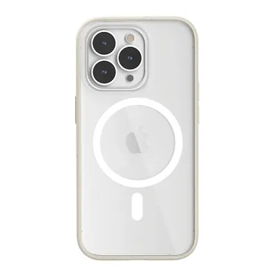 Produktbild von Woodcessories Clear Case MagSafe Offwhite iPhone 14 Pro