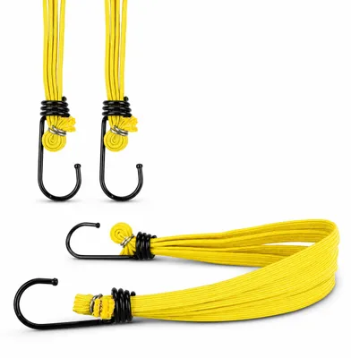 Image de alca® Sangle de fixation pour bagages extra-plate, lot de 2 sangles élastiques de 40 cm (extensible jusqu'à 60 cm)