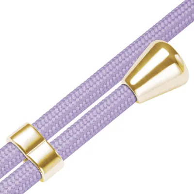 Produktbild von Handykette Backcover-Schutzhülle mit Band (Metall goldfarben) für Sony Xperia 1 V (6.5'') - violett