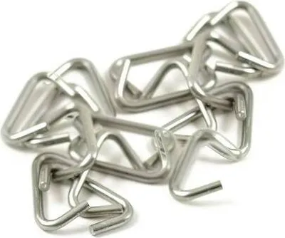 Produktbild von Set aus 10 Stück Leinenclips, 4mm, aus Edelstahl