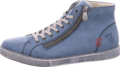 Produktbild von Rieker Schnürstiefel Kaltfutter in blau, Gr. 36
