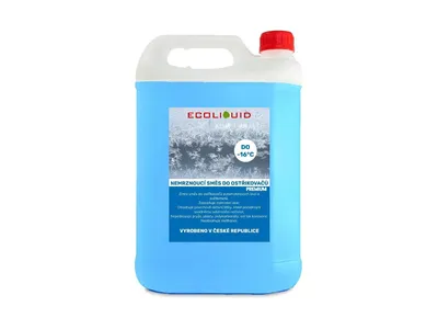 Obrázek produktu pro Ecoliquid Zimní nemrznoucí směs do ostřikovačů PREMIUM -16°C, 5 l