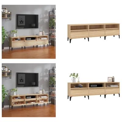 Obrázok produktu pre vidaXL TV skrinka Sonoma dub 150x30x44,5 cm materiál na báze dreva - TV skrinka - TV stolík - TV nábytok
