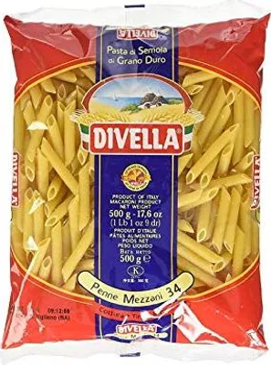 Produktbild von Divella Hartweizengriess Nudeln Penne Mezzane 34 Gr 500 X 24