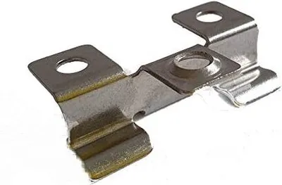 Produktbild von Edelstahl Clips 100 Stück 7 - 8 mm V2A Terrasse WPC Dielen Befestigungsclips Holz Clips inkl. Schrauben