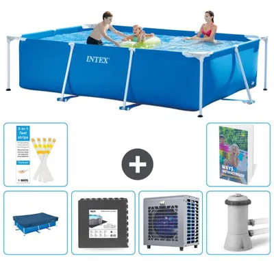 Immagine prodotto di Piscina rettangolare con telaio - 300x200x75 cm - 7 pezzi  S156