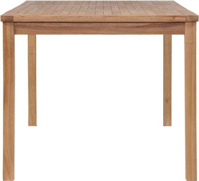 vidaXL Stół ogrodowy 150x90x77 cm lite drewno tekowe