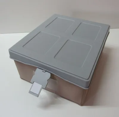 Produktbild von Wenko Aufbewahrungsbox Regalbox Faltkiste Box Kiste Kinder Staubox Korb Regal  Beige