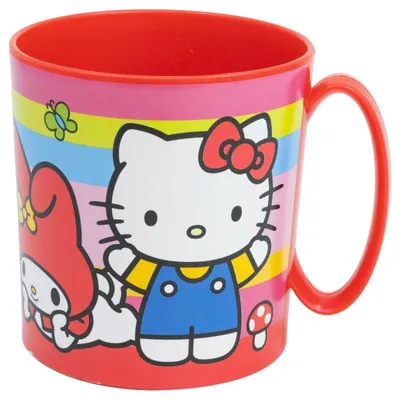 Produktbild von Hello Kitty Plastiktasse Becher 390ml Tasse für Kinder
