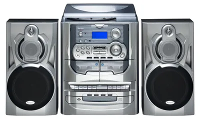 Produktbild von Karcher KA 5300 Kompaktanlage (3-fach CD-Wechsler, Schallplattenspieler, Kassettendeck, Radio, Fernbedienung) silber