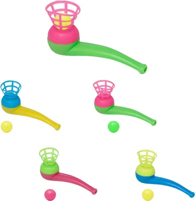 Obrázok produktu pre Blasrohre s 30 farebnými loptičkami, plastové, vhodné pre deti a oslavy