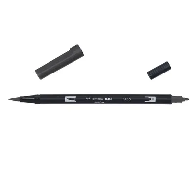 Immagine prodotto di Tombow ABT-N25ABT Penna a pennello doppio N25 lampada nera