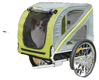 Obrázek produktu pro Přívěs na kolo, univerzální design, odolný materiál, ŽLUTÁ