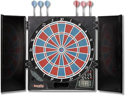 Produktbild von Dartautomat Tunierausführung, elektronische Dartscheibe mit 29 Spielen und 90 Varianten, inkl. 6 Softdarts