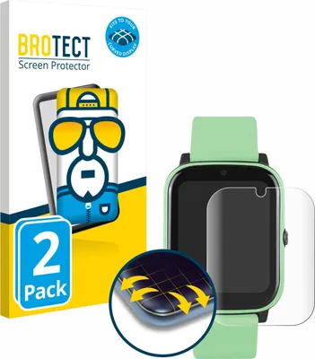Produktbild von 2x BROTECT Fullscreen Schutzfolie für One2Track Connect NEXT Displayschutz Folie Fullcover Klar Transparent