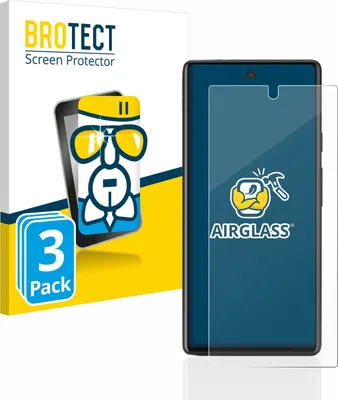 Produktbild von 3x BROTECT Schutzglas für Google Pixel 6a Schutzfolie Panzer Folie Glas Display Schutz klar