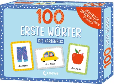 Produktbild von 100 erste Wörter - Die Kartenbox