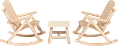 Produktbild von Maison Exclusive - 3-tlg. Garten-Lounge-Set Massivholz Fichte