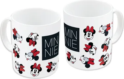 Produktbild von Minnie Mouse funny Heads Tasse, 325 ml