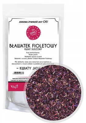 Obrázek produktu pro Sušené okvětní lístky chrpy, chrpa fialová, 20 g, jedlé květy