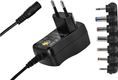 Netzteil 600 mA, universal, schaltend + Adapterstecker