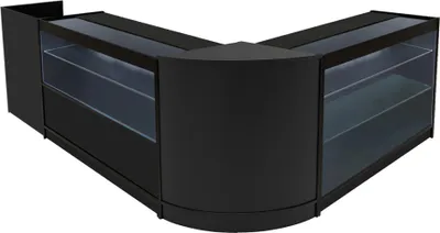 Immagine prodotto di Set di banchi espositivi LED Vega: CM60 + C1200 + K1200 + TB60 – Colore: nero