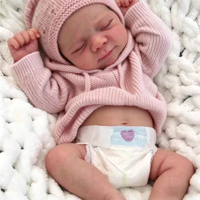 Produktbild von Reborn Baby Puppe 45 cm - Realistisch - Waschbar - Mädchen