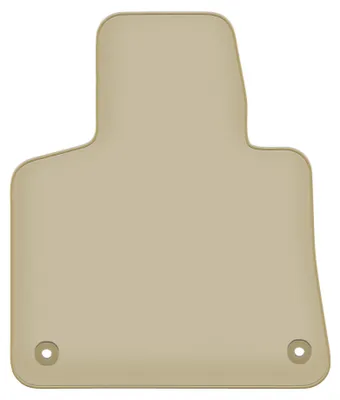 Immagine prodotto di Tappetino conducente in velluto PREMIUM beige compatibile con Citroen C4 Grand Spacetourer (2013-2021, 7 posti) – con fissaggi – su misura