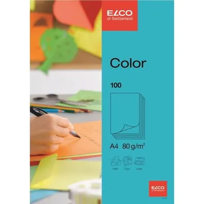 Obrázok produktu pre ELCO E-74616.32 ELCO Kopierpapier Color blau DIN A4 80 g/m² 100 Blatt