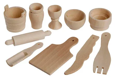 Image de Houten Keukengerei, 50dlg.