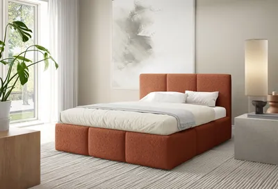 Obrázok produktu pre Postel VALERIO s úložným priestorom, rozmer postele 160x200, dvojlôžko s úložným priestorom a latkovým roštom, vzhľad boxspringovej postele, bez matraca, spálňa – farba: fuchsíová