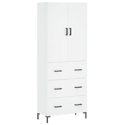 Produktbild von "Winteraktion" Highboard Weiß 69,5x34x180 cm Holzwerkstoff - Kommoden CC7530