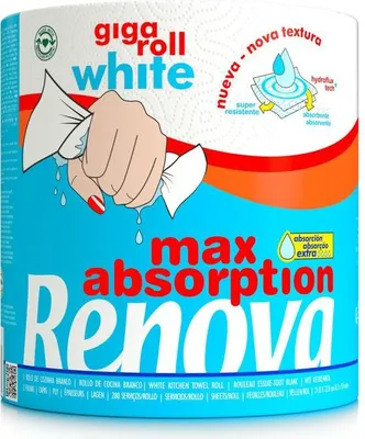 Obrázek produktu pro Renova Giga Roll bílá 2vrstvá kuchyňská role 1R