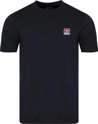 Produktbild von Diesel T-Shirt A17135RPHIX81E Marineblau Rundhalsausschnitt Gerader Schnitt