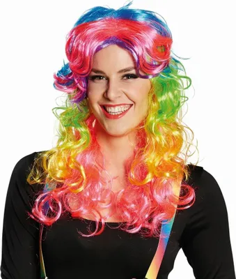 Produktbild von Damen Multi-Color Perücke
