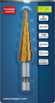 Produktbild von HOGERT Stufenbohrer 4-32 mm HT6D323 5902801341595