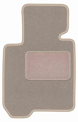 Image de Tapis conducteur en moquette pour BMW Z4 E89 2009-2019 – 1 pièce, beige, sur mesure – Wielganizator LUX