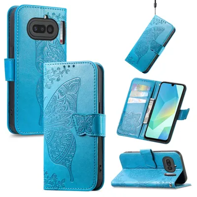 Obrázok produktu pre Puzdro na mobil s klapkou pre Nothing Phone 4a, puzdro s klapkou a priehradkou na karty, modré
