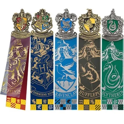 Produktbild von Noble Collection Harry Potter Lesezeichen 5-er Pack Crest