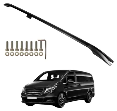 Obrázek produktu pro Střešní nosiče MERCEDES W639 W447 VITO VIANO EXTRA DLOUHÉ L3 ČERNÉ