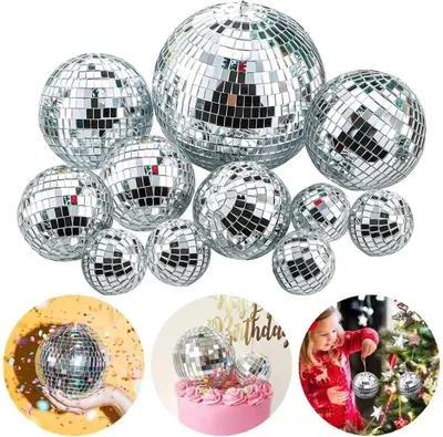 Produktbild von Omgoods – Set mit 11 Discokugeln zur Dekoration für Partys